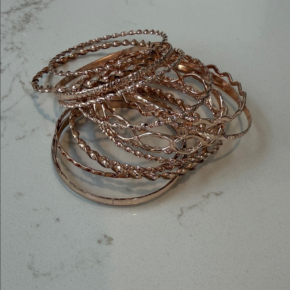 G by Guess Rose Gold Bracelet Collection